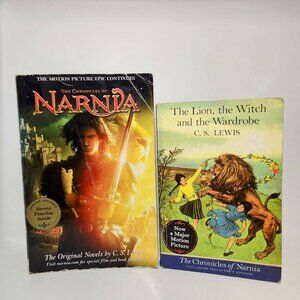 C.S. LEWIS BOOK BUNDLE THE LION WITCH WARDROBE CHRONICLES of NARNIA BOOKS Comes
